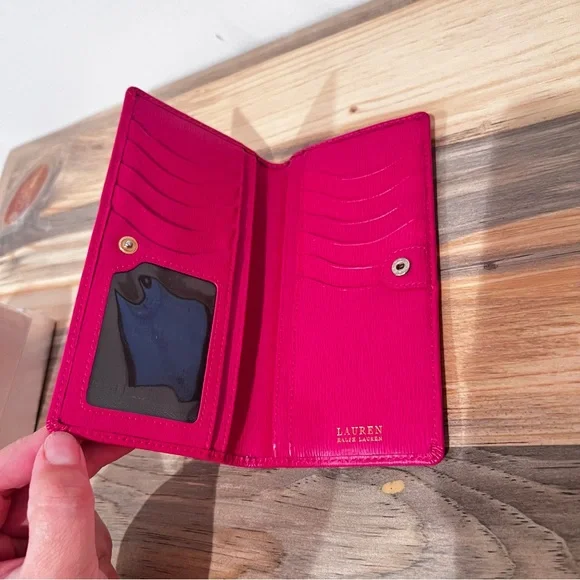 Lauren Ralph Lauren Fuchsia Wallet - Picture 6 of 6